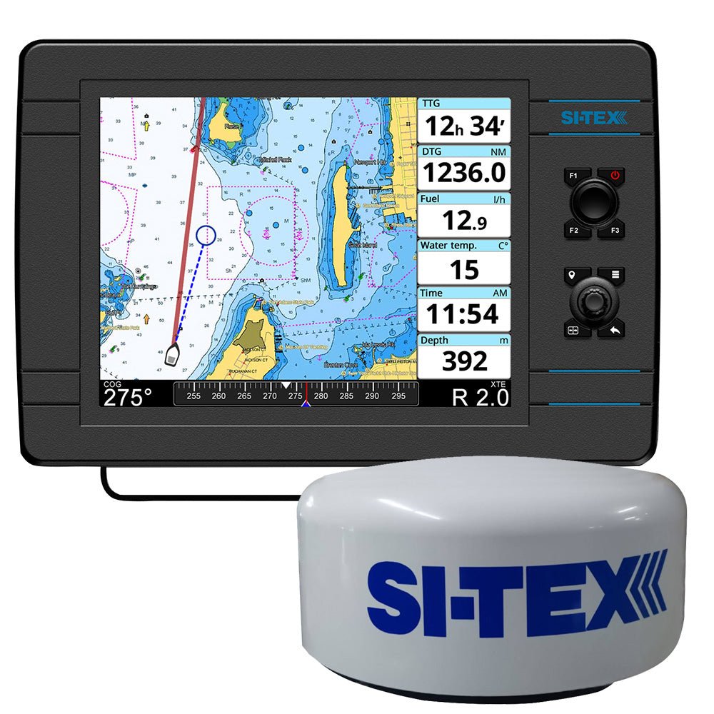 SI-TEX NavPro 1200 w/MDS-15 WiFi 20" Hi-Res Digital Radome Radar w/15M Cable [NAVPRO1200R] - The Happy Skipper
