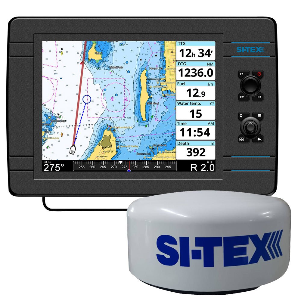 SI-TEX NavPro 1200F w/MDS-15 WiFi 20" Hi-Res Digital Radome Radar w/15M Cable [NAVPRO1200FR] - The Happy Skipper