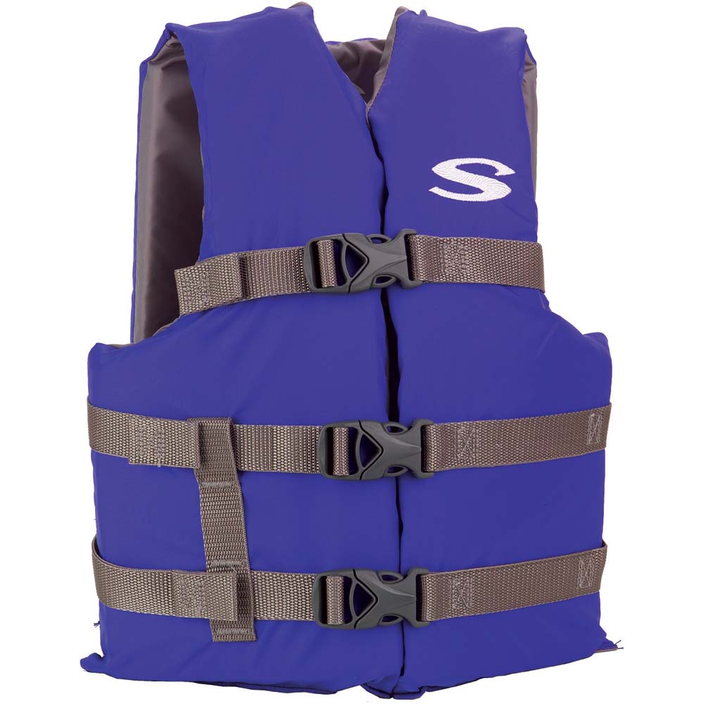 Stearns Youth Classic Vest Life Jacket - 50-90lbs - Blue/Grey [2159360] - The Happy Skipper