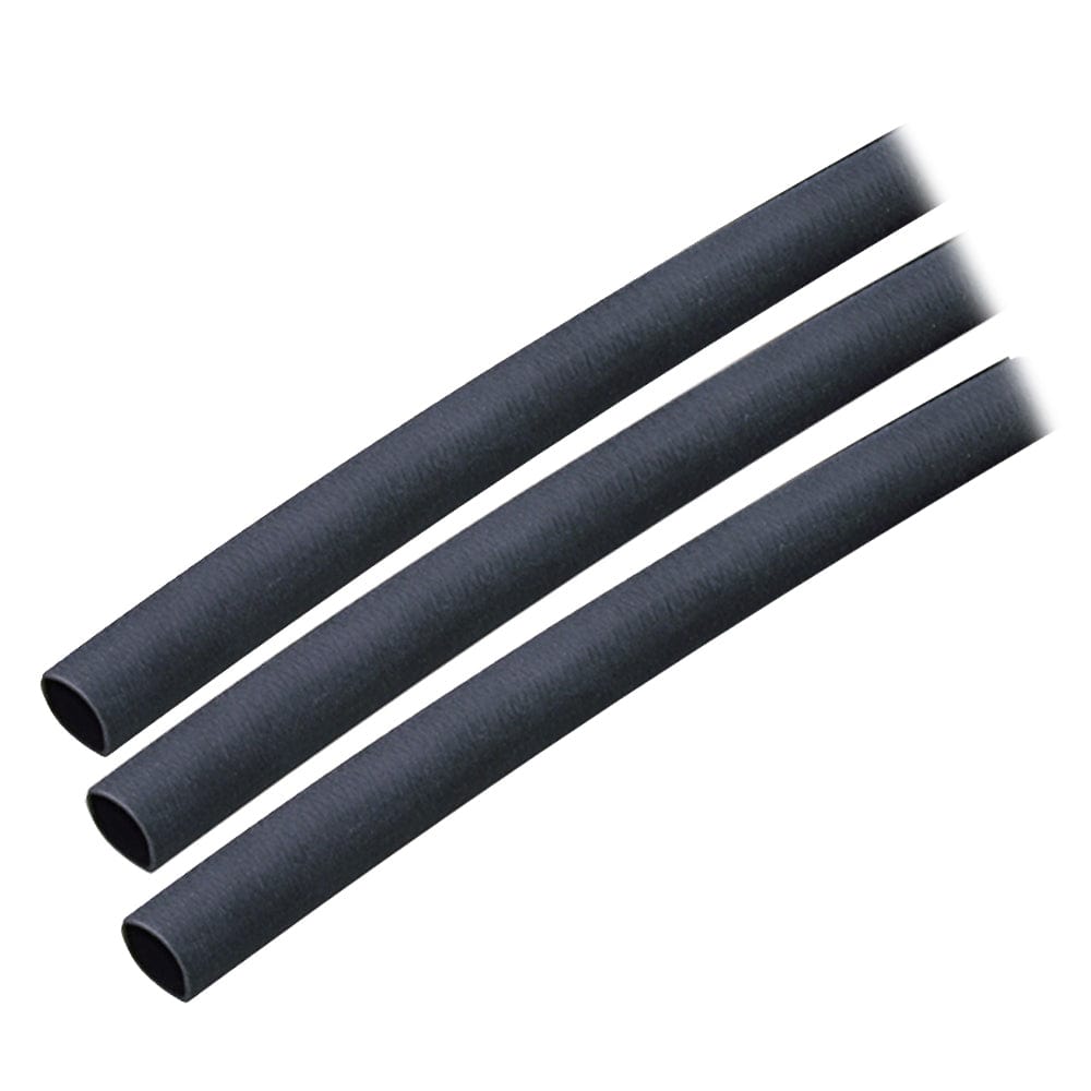 Ancor Adhesive Lined Heat Shrink Tubing (ALT) - 1/4" x 3" - 3-Pack - Black [303103] - The Happy Skipper