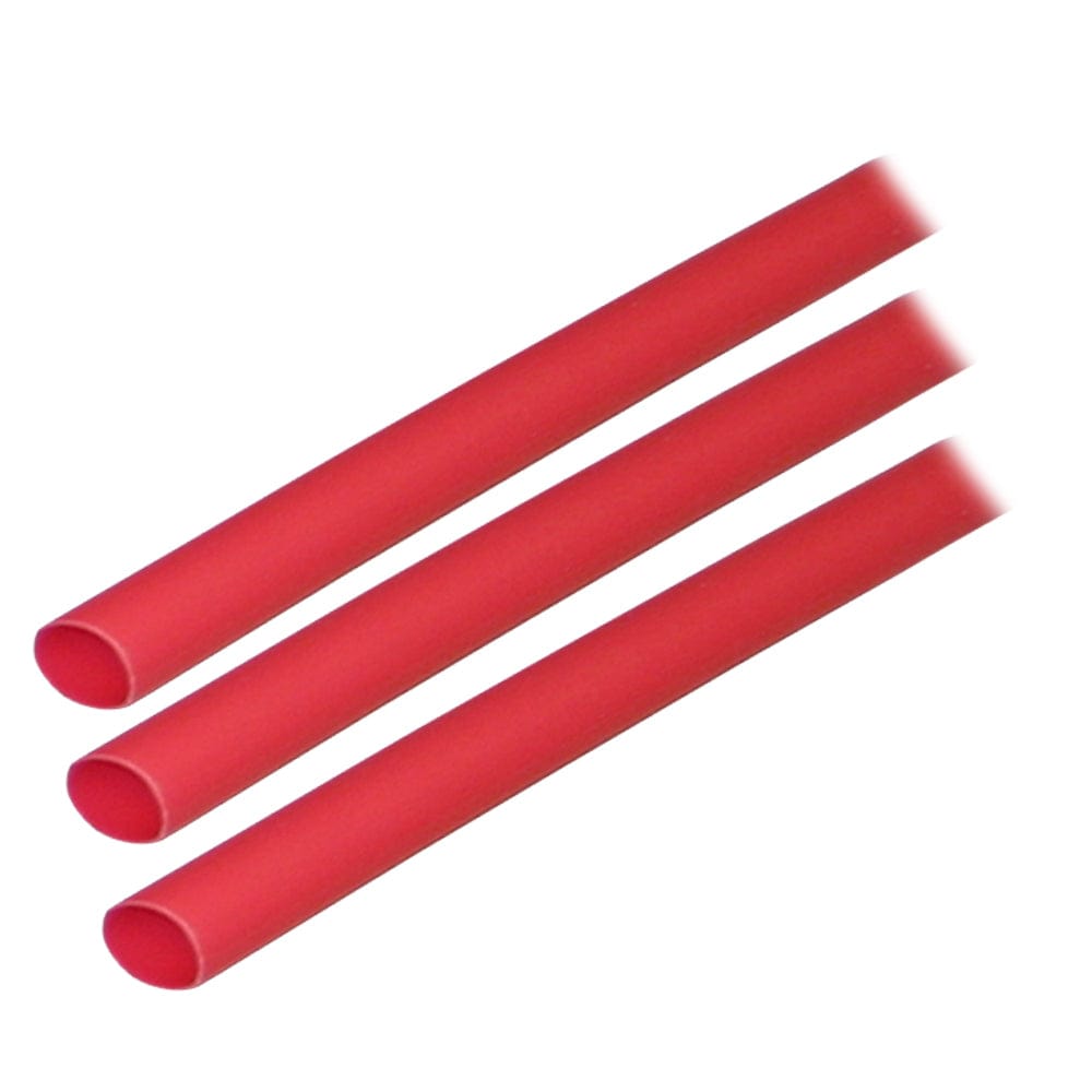 Ancor Adhesive Lined Heat Shrink Tubing (ALT) - 1/4" x 3" - 3-Pack - Red [303603] - The Happy Skipper