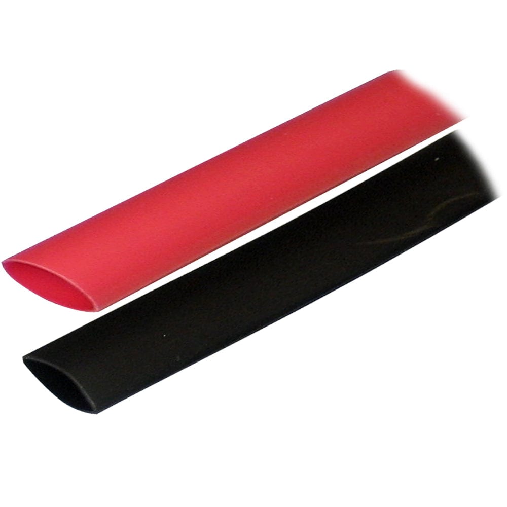 Ancor Adhesive Lined Heat Shrink Tubing (ALT) - 3/4" x 3" - 2-Pack - Black/Red [306602] - The Happy Skipper