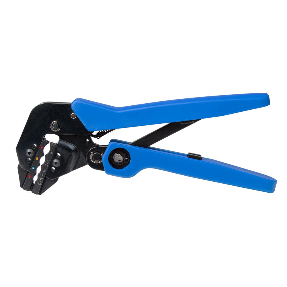 Ancor Angled 22 to 8 AWG Single Crimp Ratcheting Crimper [703015] - The Happy Skipper