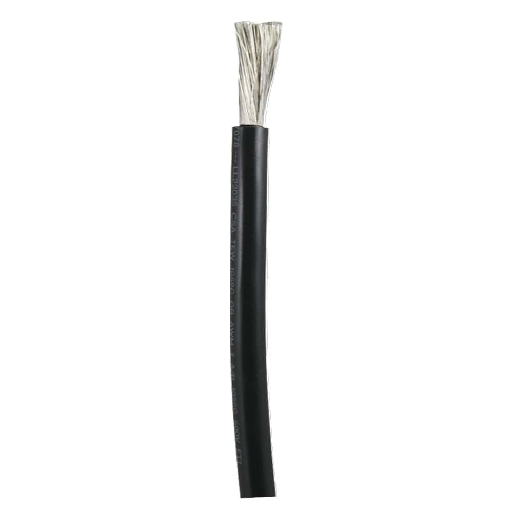 Ancor Black 2/0 AWG Battery Cable - Sold By The Foot [1170-FT] - The Happy Skipper