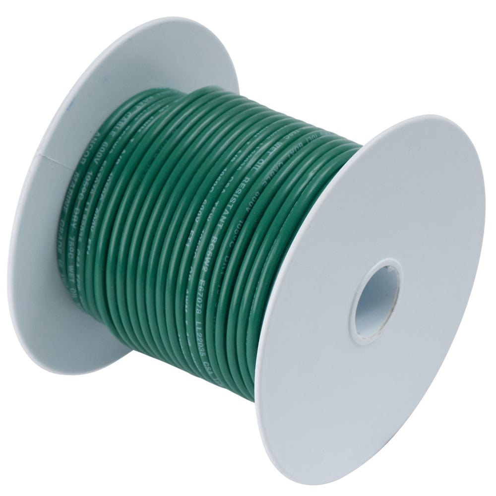 Ancor Green 18 AWG Tinned Copper Wire - 100' [100310] - The Happy Skipper