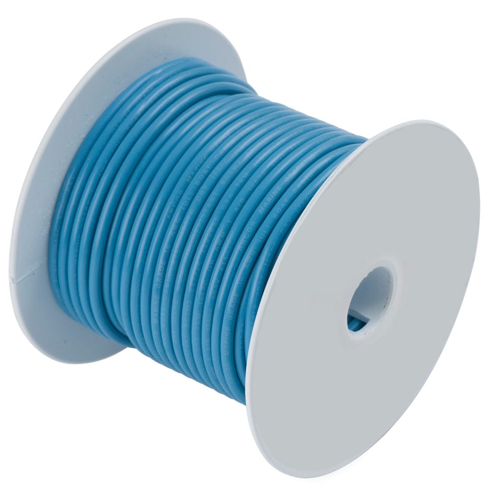 Ancor Light Blue 16 AWG Tinned Copper Wire - 100' [101910] - The Happy Skipper