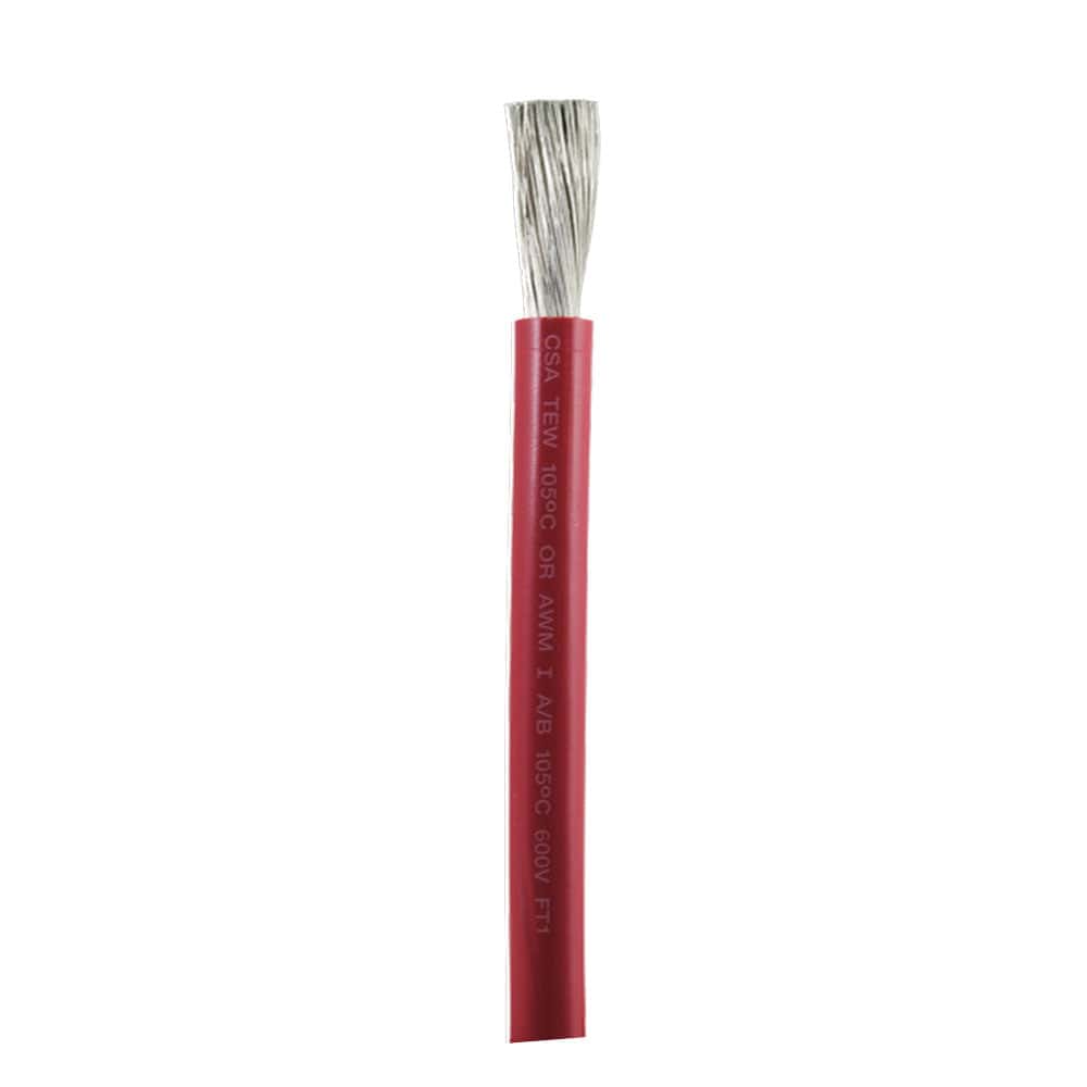 Ancor Red 1/0 AWG Battery Cable - Sold By The Foot [1165-FT] - The Happy Skipper