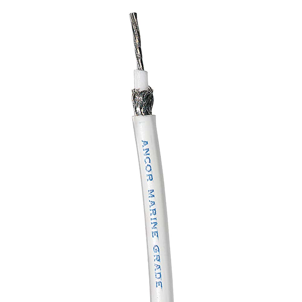 Ancor RG 8X White Tinned Coaxial Cable - 250 [151525] - The Happy Skipper