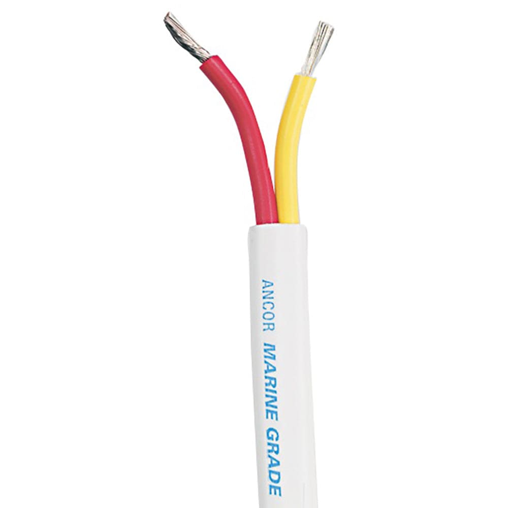 Ancor Safety Duplex Cable - 10/2 AWG - Red/Yellow - Flat - 25' [124102] - The Happy Skipper