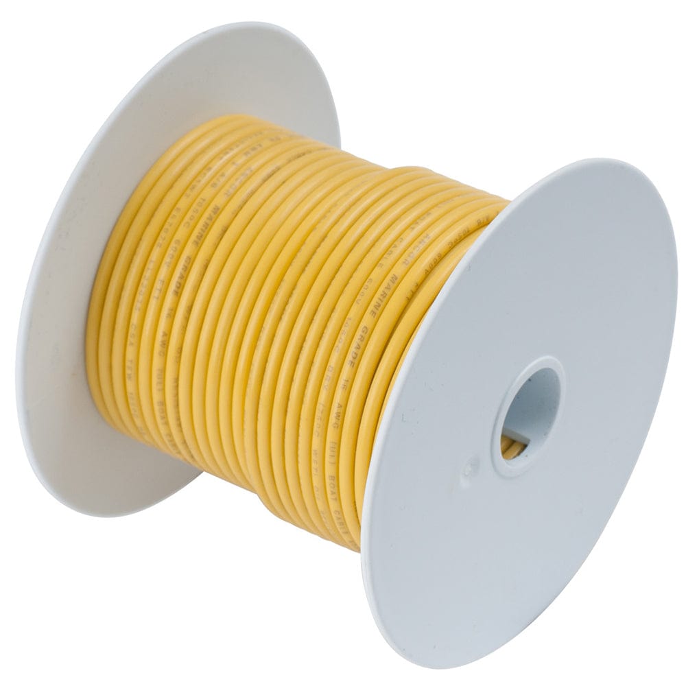 Ancor Yellow 14 AWG Tinned Copper Wire - 500' [105050] - The Happy Skipper