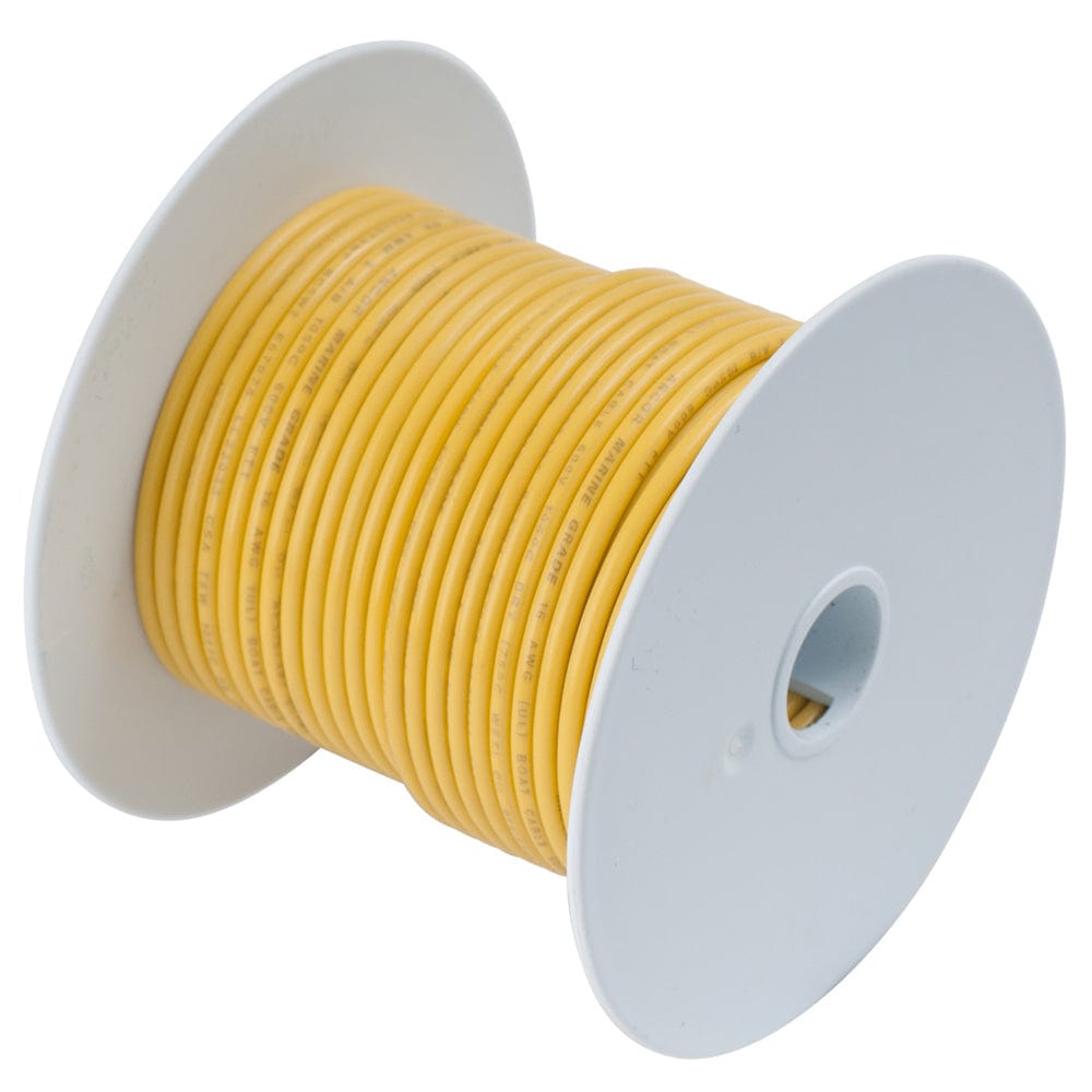 Ancor Yellow 16 AWG Tinned Copper Wire - 25' [183003] - The Happy Skipper