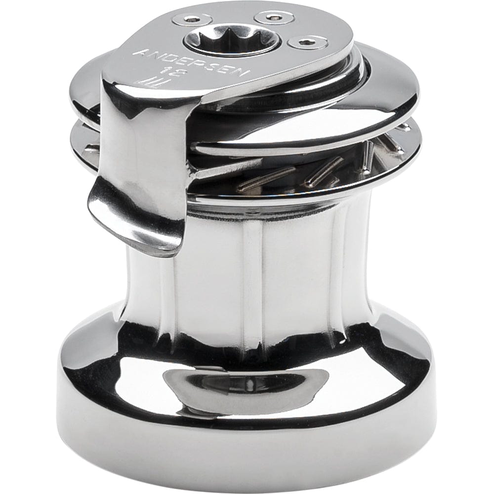 ANDERSEN 12 ST FS Self-Tailing Manual Single Speed Winch - Full Stainless [RA2012010000] - The Happy Skipper