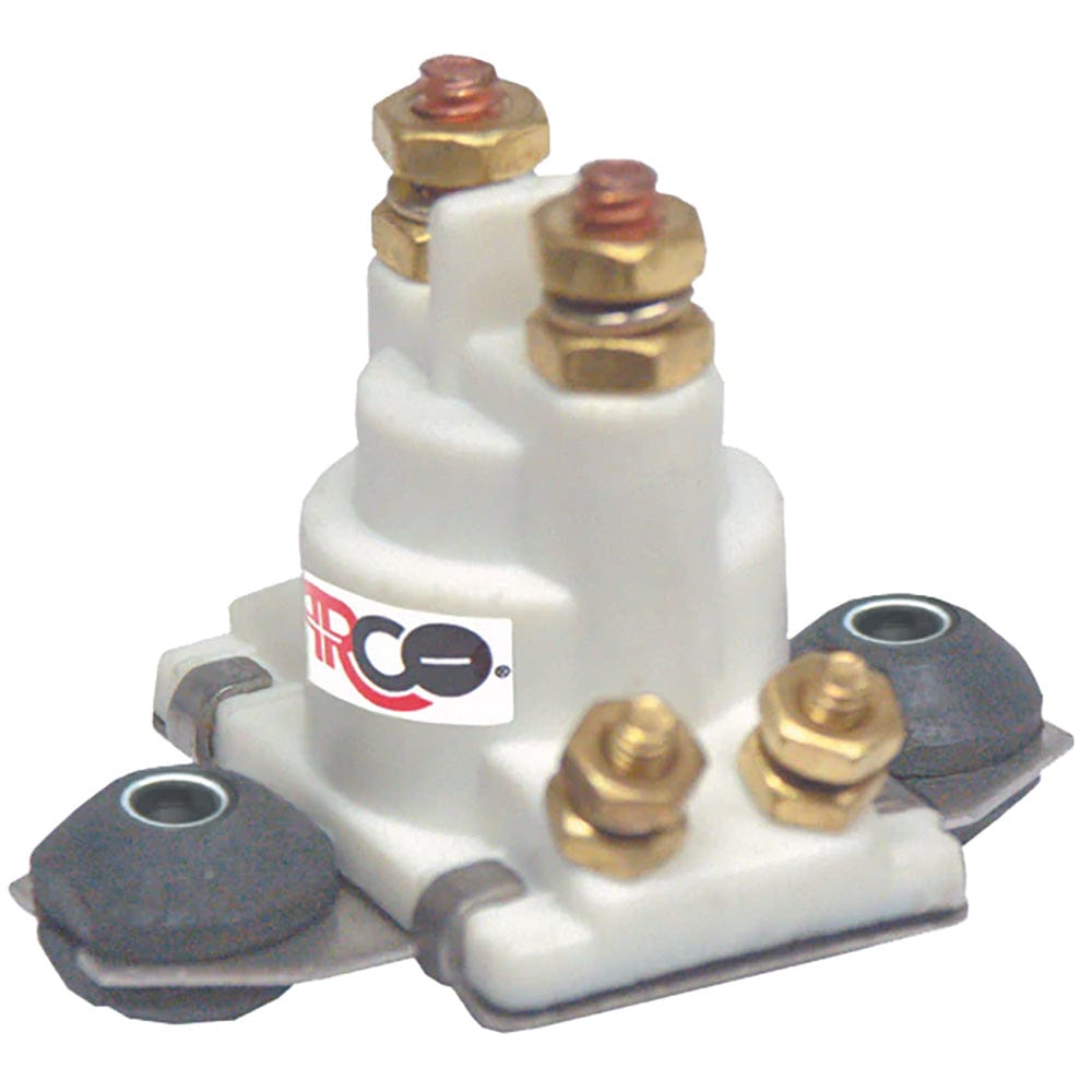 ARCO Marine Outboard Solenoid w/Flat Isolated Base White Housing [SW097] - The Happy Skipper