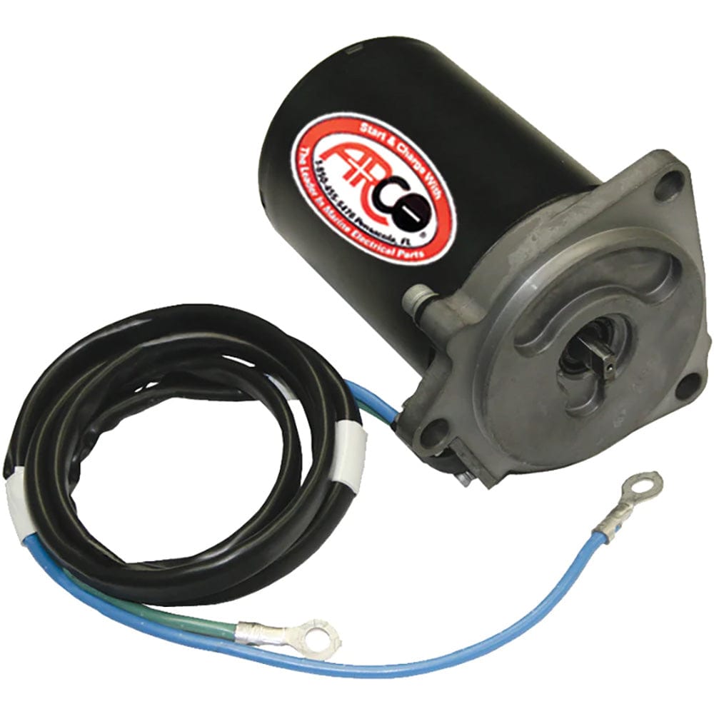 ARCO Marine Replacement Outboard Tilt Trim Motor - Yamaha, 2-Wire, 3 Bolt, Flat Blade Shaft [6263] - The Happy Skipper