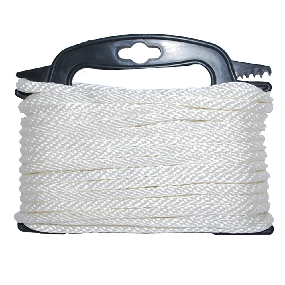 Attwood Braided Nylon Rope - 3/16" x 100' - White [117553-7] - The Happy Skipper