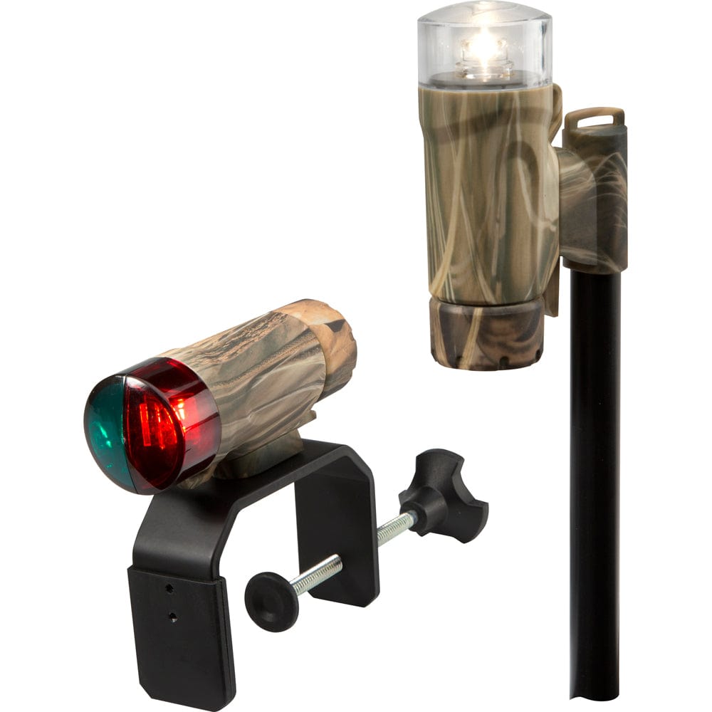 Attwood Clamp-On Portable LED Light Kit - RealTree Max-4 Camo [14191-7] - The Happy Skipper