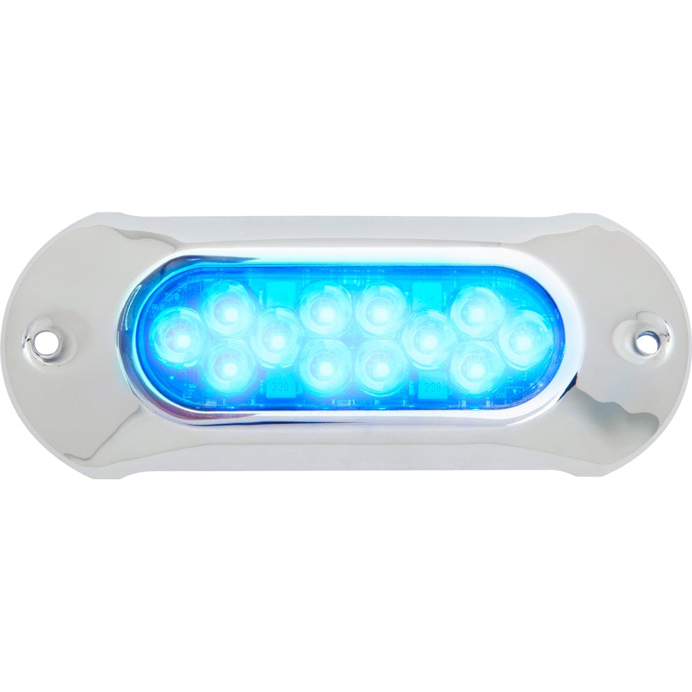 Attwood Light Armor Underwater LED Light - 12 LEDs - Blue [65UW12B-7] - The Happy Skipper