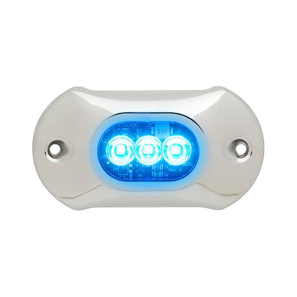 Attwood LightArmor HPX Underwater Light - 3 LED Blue [66UW03B-7] - The Happy Skipper