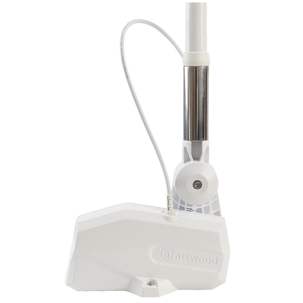 Attwood PowerBase Antenna - White Powered Fold-Down Antenna Base [6100-AT-7] - The Happy Skipper