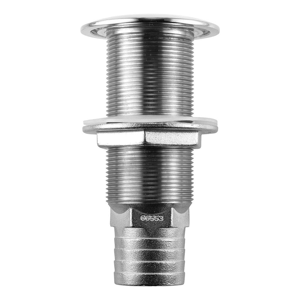 Attwood Stainless Steel Scupper Valve Barbed - 1-1/2" Hose Size [66553-3] - The Happy Skipper