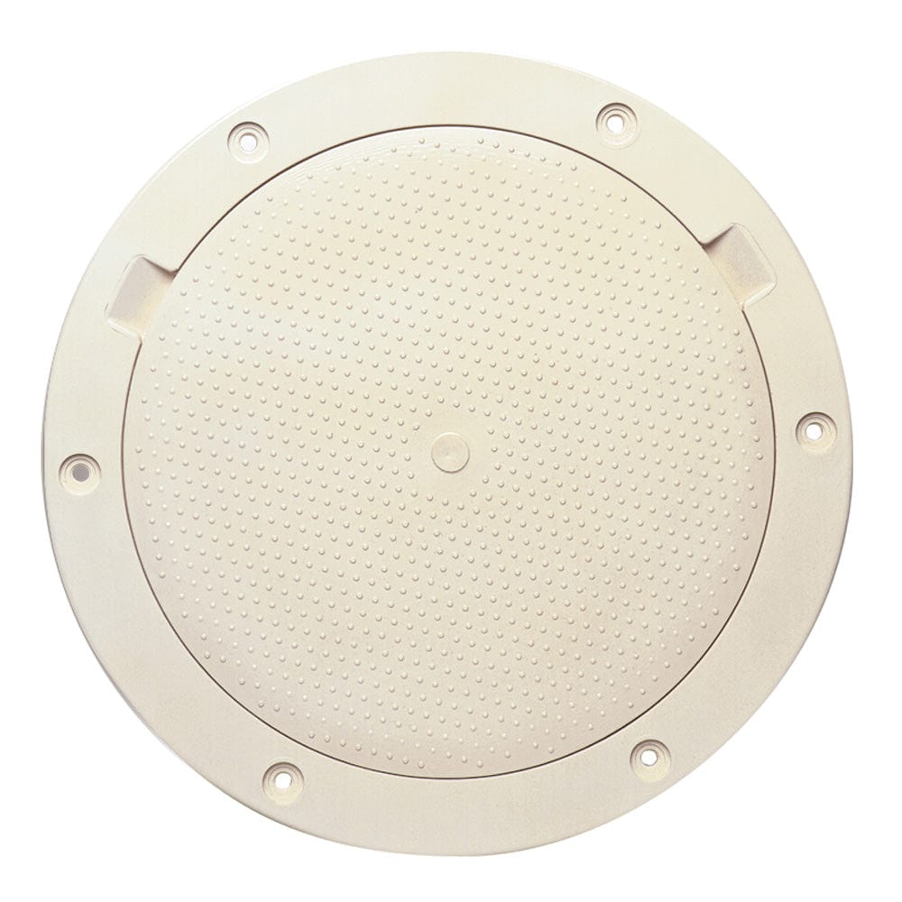 Beckson 8" Non-Skid Pry-Out Deck Plate - Beige [DP83-N] - The Happy Skipper