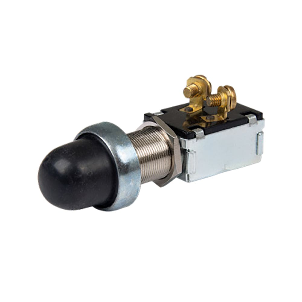 BEP 2-Position SPST Moisture Sealed Push Button Switch - OFF/(ON) [1001503] - The Happy Skipper