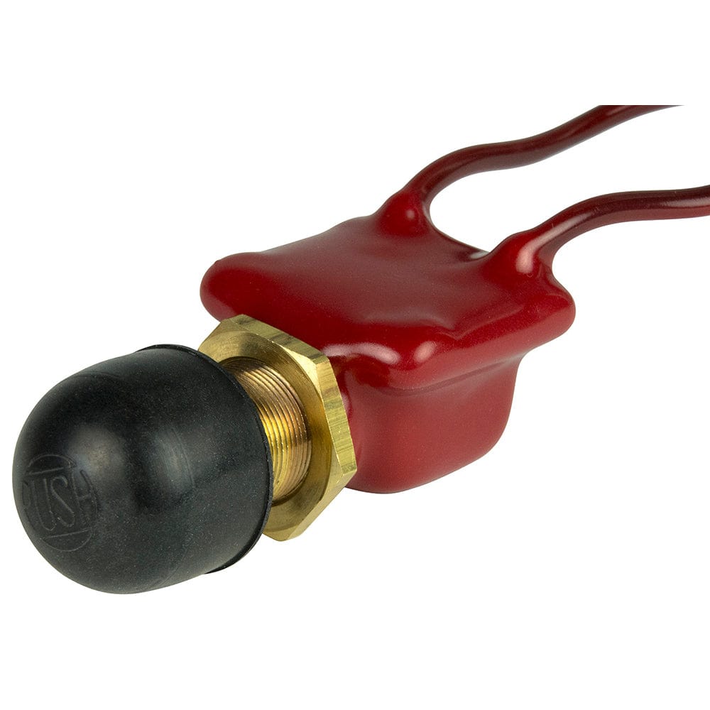 BEP 2-Position SPST PVC Coated Push Button Switch - OFF/(ON) [1001506] - The Happy Skipper
