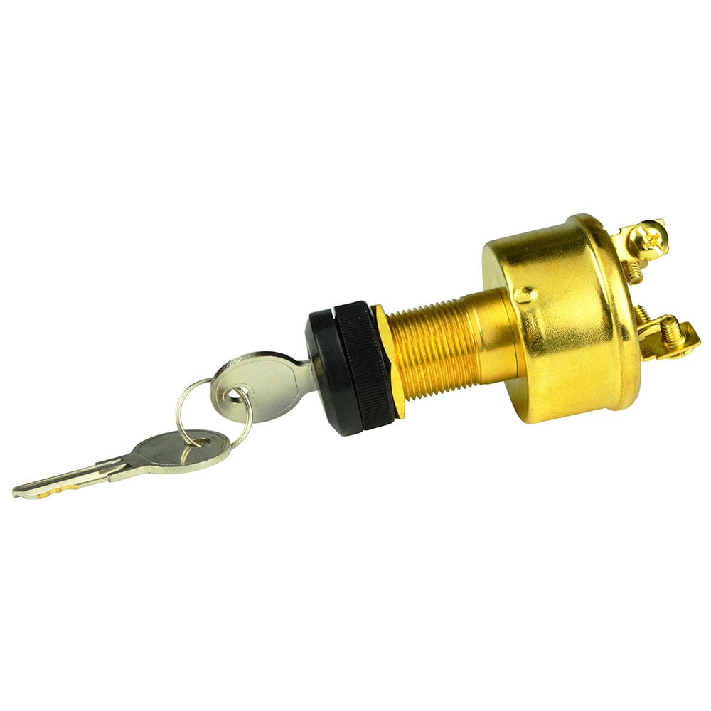 BEP 4-Position Brass Ignition Switch - Accessory/OFF/Ignition Accessory/Start [1001609] - The Happy Skipper