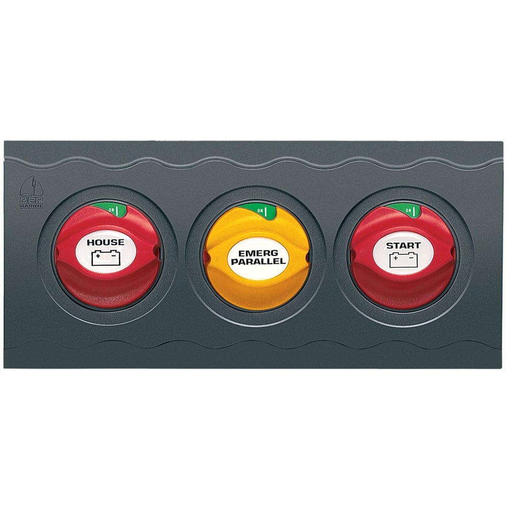 BEP Contour Connect 3 Battery Switch Panel w/3 Disconnects [CC-810] - The Happy Skipper