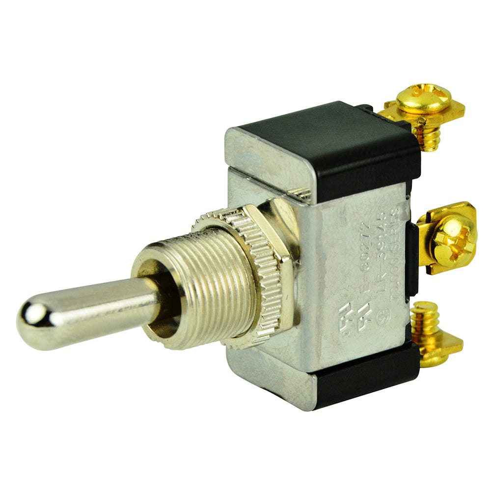 BEP SPDT Chrome Plated Toggle Switch - (ON)/OFF/(ON) [1002004] - The Happy Skipper