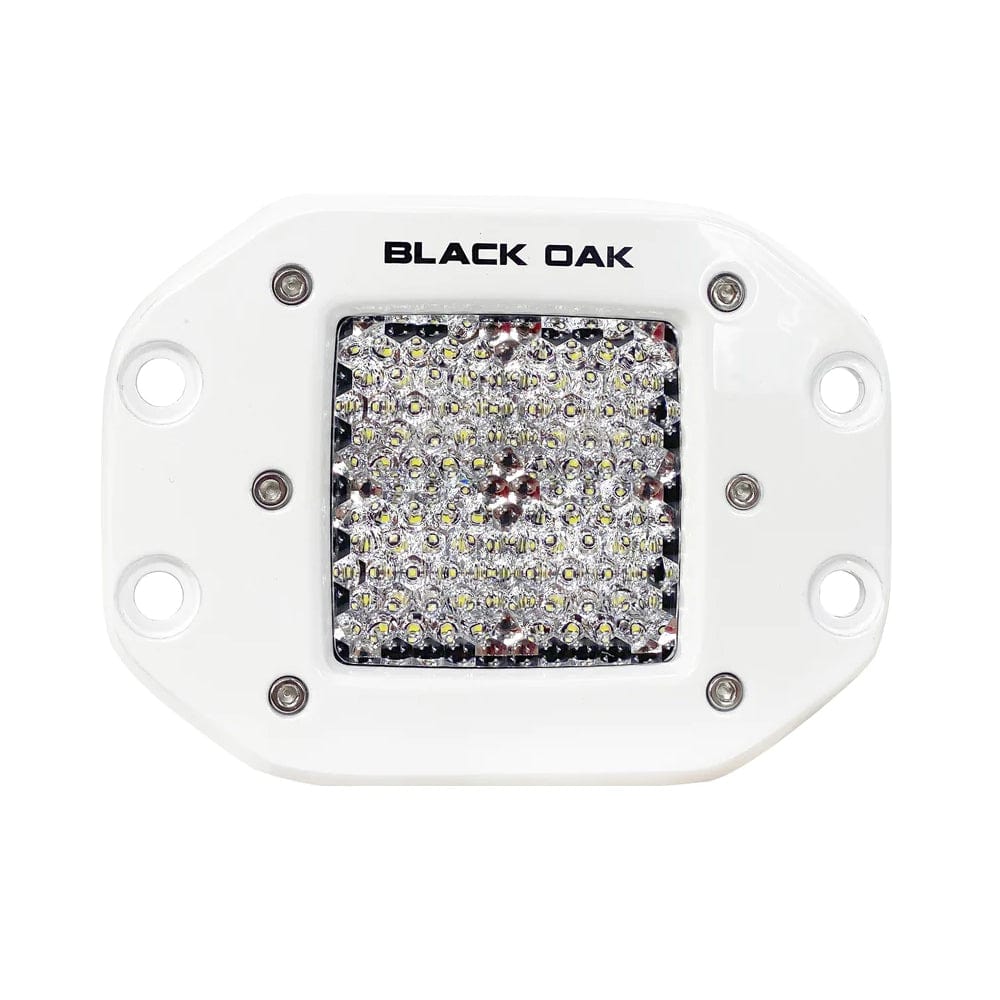 Black Oak Pro Series 2" Flush Mounted Diffused Light - White [2DM-FPOD10CR] - The Happy Skipper