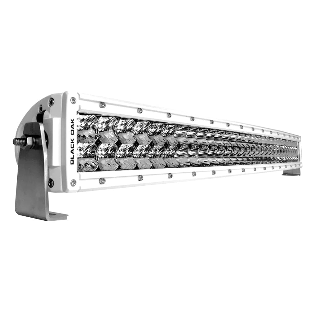 Black Oak Pro Series Curved Double Row Combo 30" Light Bar - White [30CCM-D5OS] - The Happy Skipper