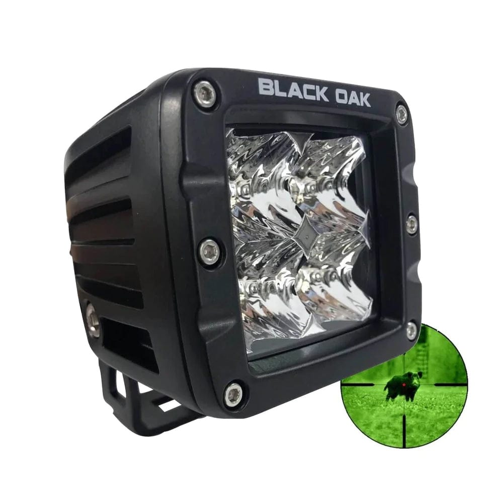 Black Oak Pro Series Infrared 2" 940nm Flood Pod Light - Black [2IR-POD940] - The Happy Skipper