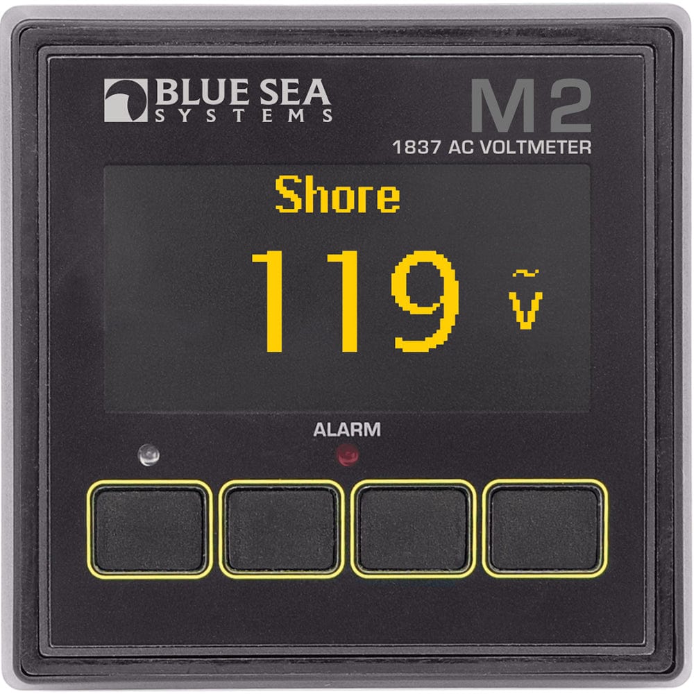 Blue Sea 1837 M2 AC Voltmeter [1837] - The Happy Skipper