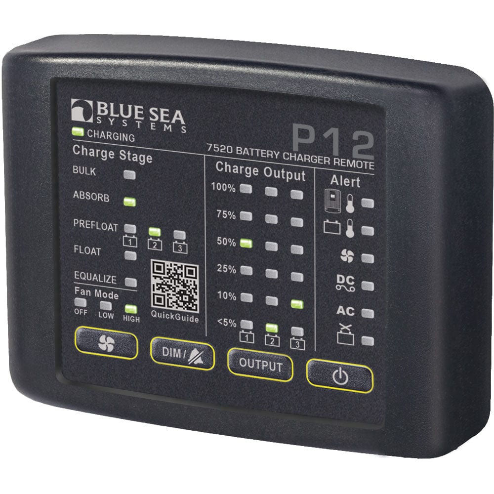 Blue Sea 7520 P12 LED Remote f/Battery Chargers [7520] - The Happy Skipper