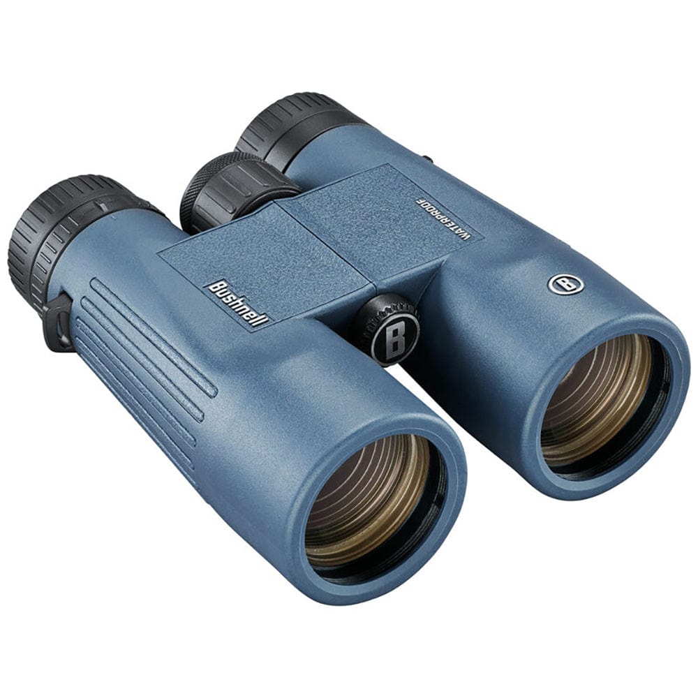 Bushnell 10x42mm H2O Binocular - Dark Blue Roof WP/FP Twist Up Eyecups [150142R] - The Happy Skipper
