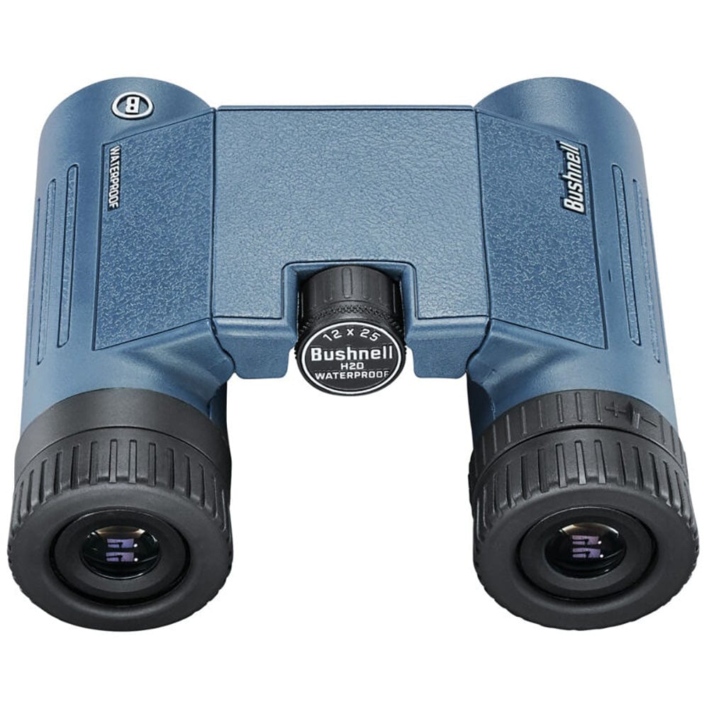 Bushnell 12x25mm H2O Binocular - Dark Blue Roof WP/FP Twist Up Eyecups [132105R] - The Happy Skipper