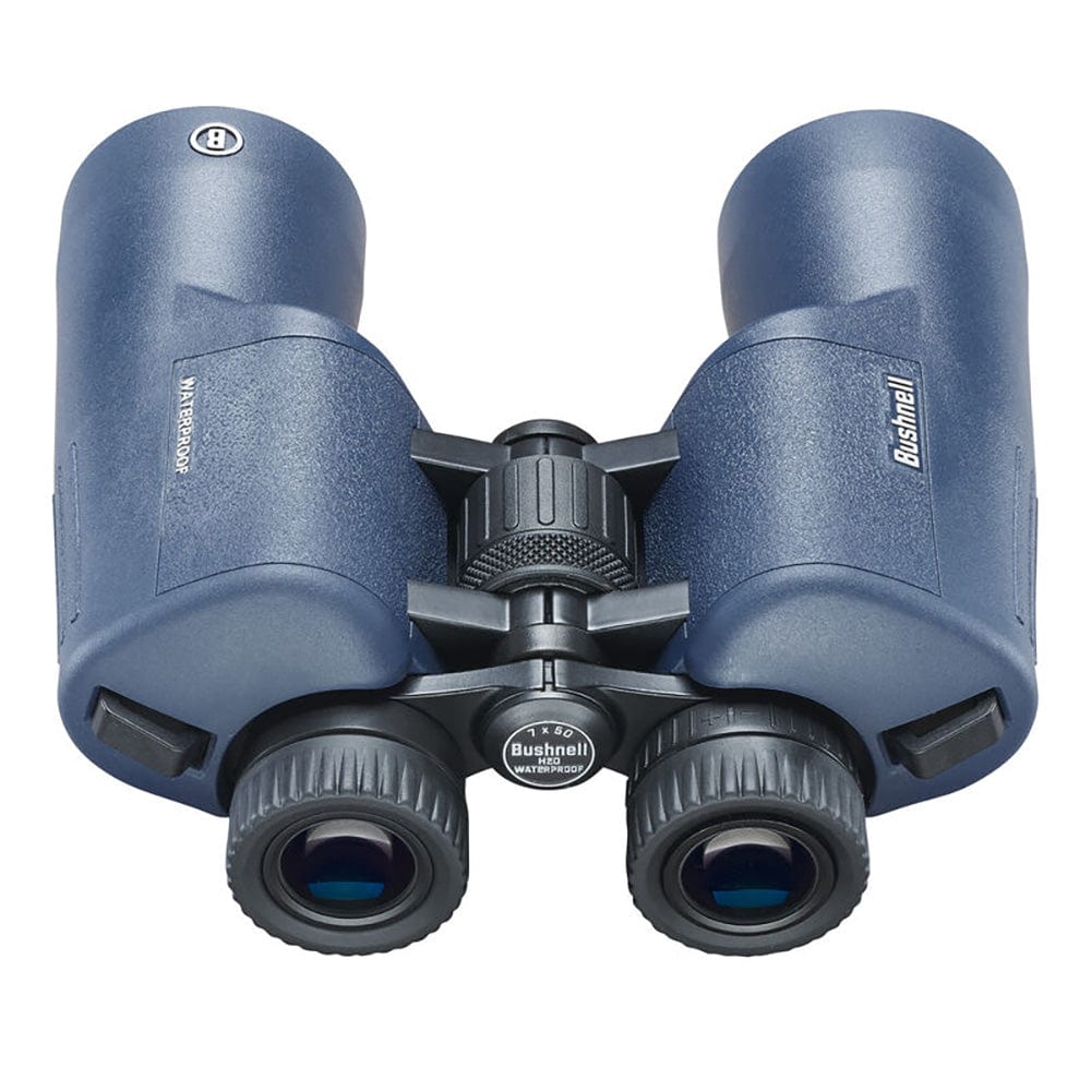 Bushnell 7x50mm H2O Binocular - Dark Blue Porro WP/FP Twist Up Eyecups [157050R] - The Happy Skipper