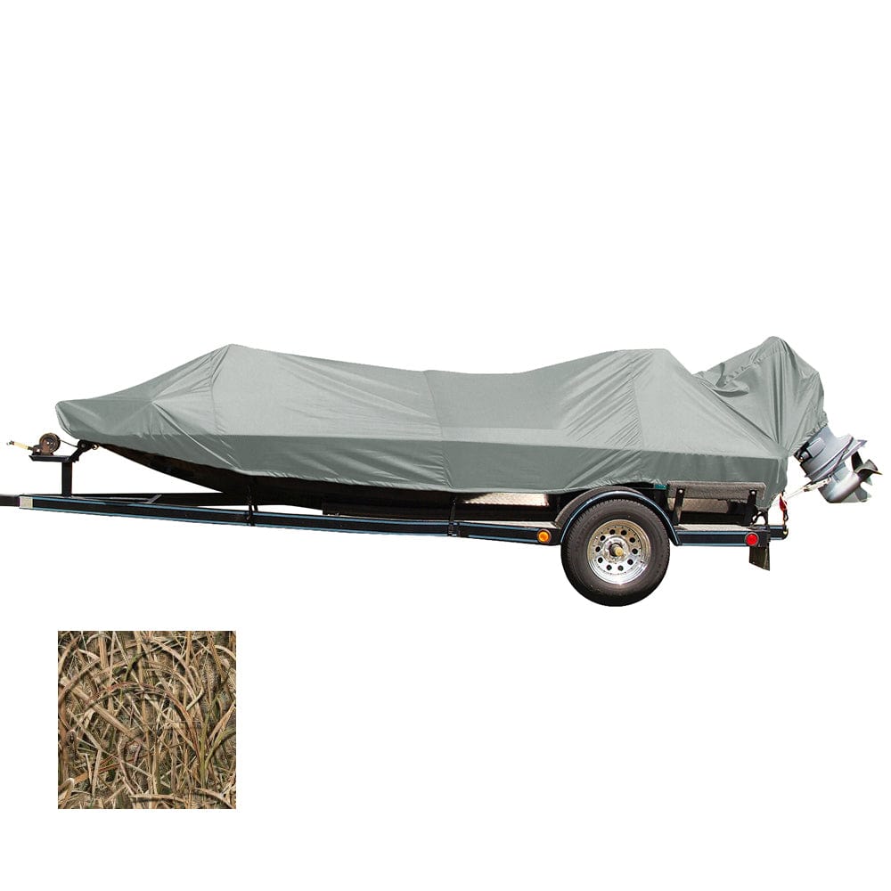 Carver Performance Poly-Guard Styled-to-Fit Boat Cover f/15.5 Jon Style Bass Boats - Shadow Grass [77815C-SG] - The Happy Skipper