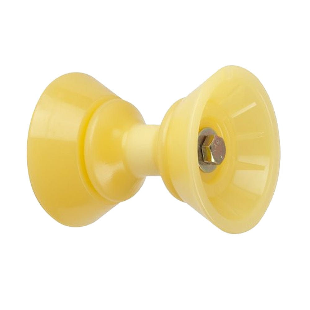 C.E. Smith 3" Bow Bell Roller Assembly - Yellow TPR [29300] - The Happy Skipper