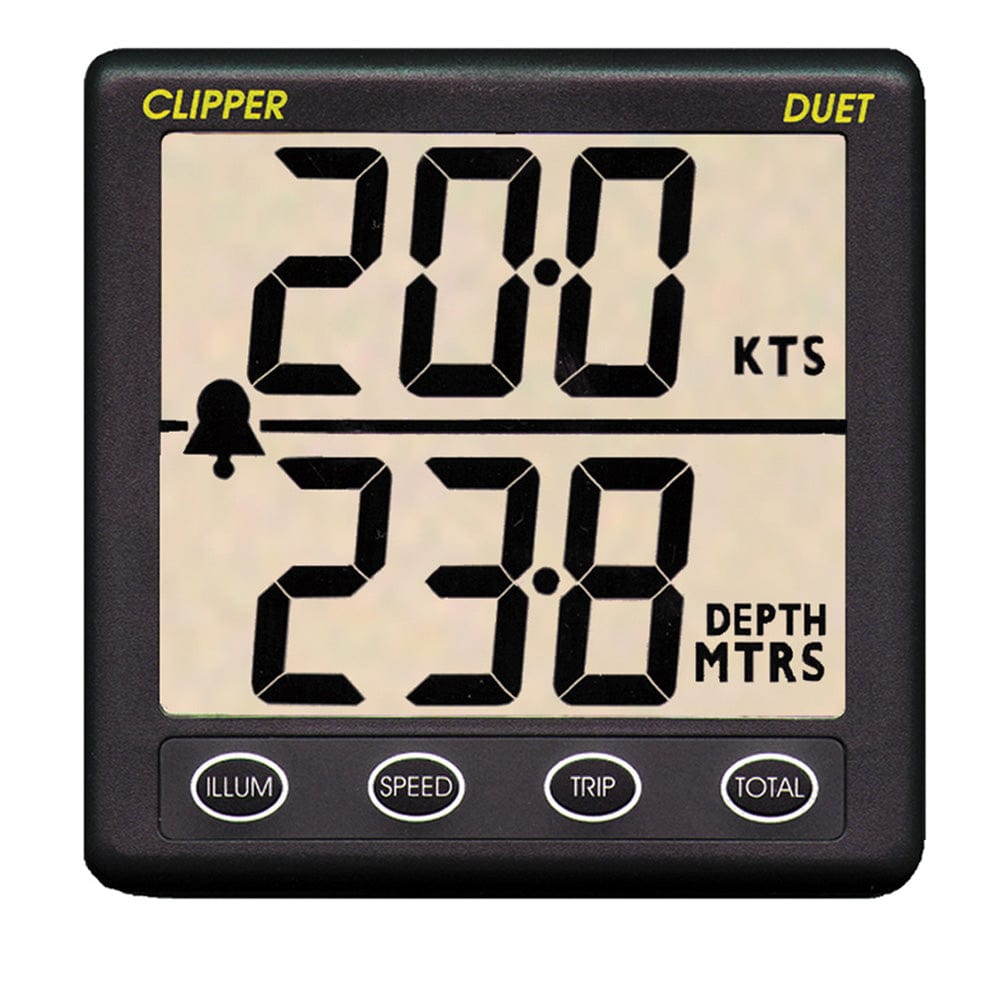 Clipper Duet Instrument Depth Speed Log w/Transducer [CL-DS] - The Happy Skipper