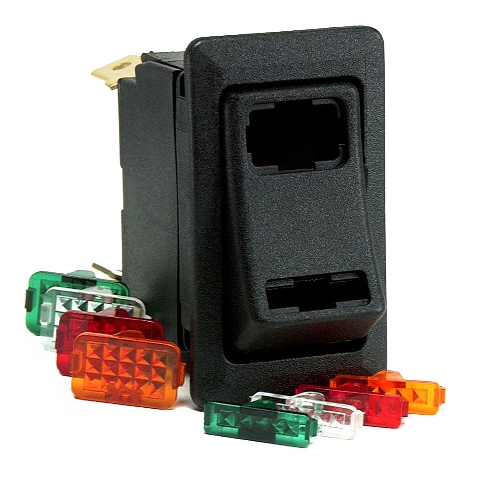 Cole Hersee Lighted Rocker Switch SPDT On-Off-On 4 Blade [58328-103-BP] - The Happy Skipper