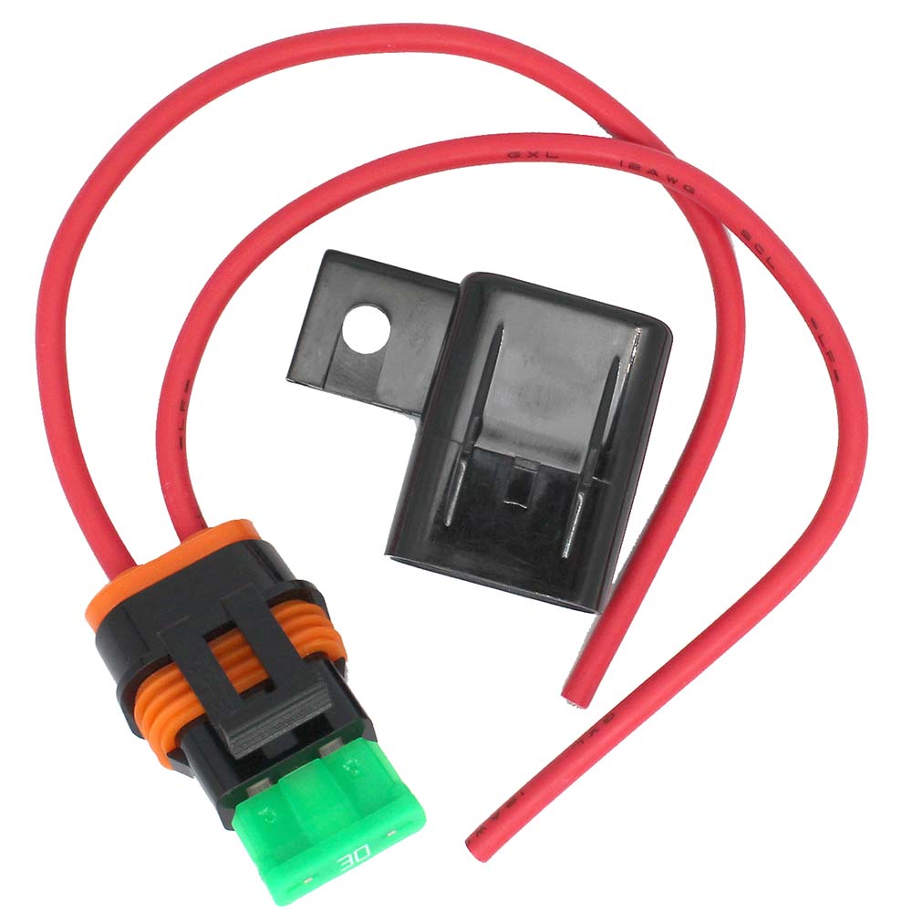 Cole Hersee Sealed Heavy-Duty ATO Fuse Holder - 30A - 12AWG [FHAS100-BP] - The Happy Skipper