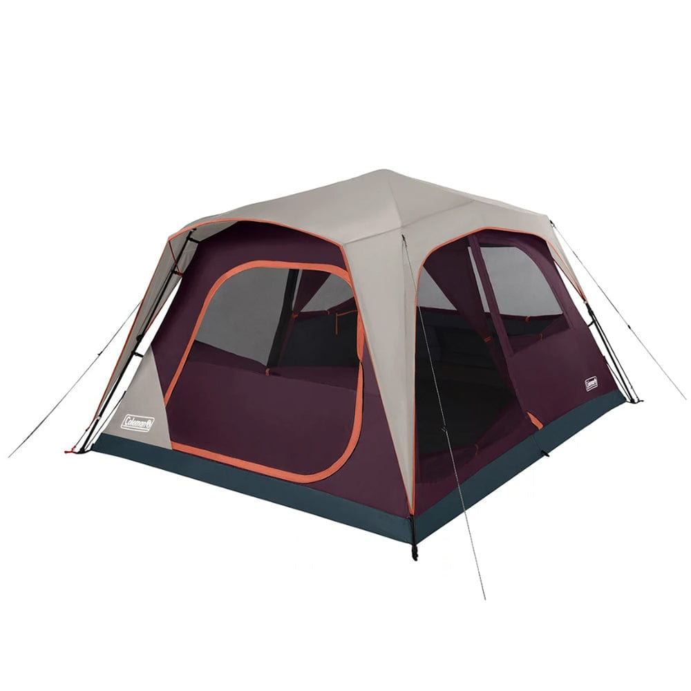 Coleman Skylodge 8-Person Instant Camping Tent - Blackberry [2000038276] - The Happy Skipper