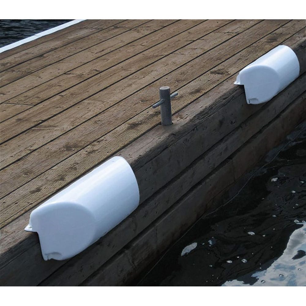 Dock Edge Dolphin Dockside Bumper 7" x 16" Straight - White [1060-W-F] - The Happy Skipper