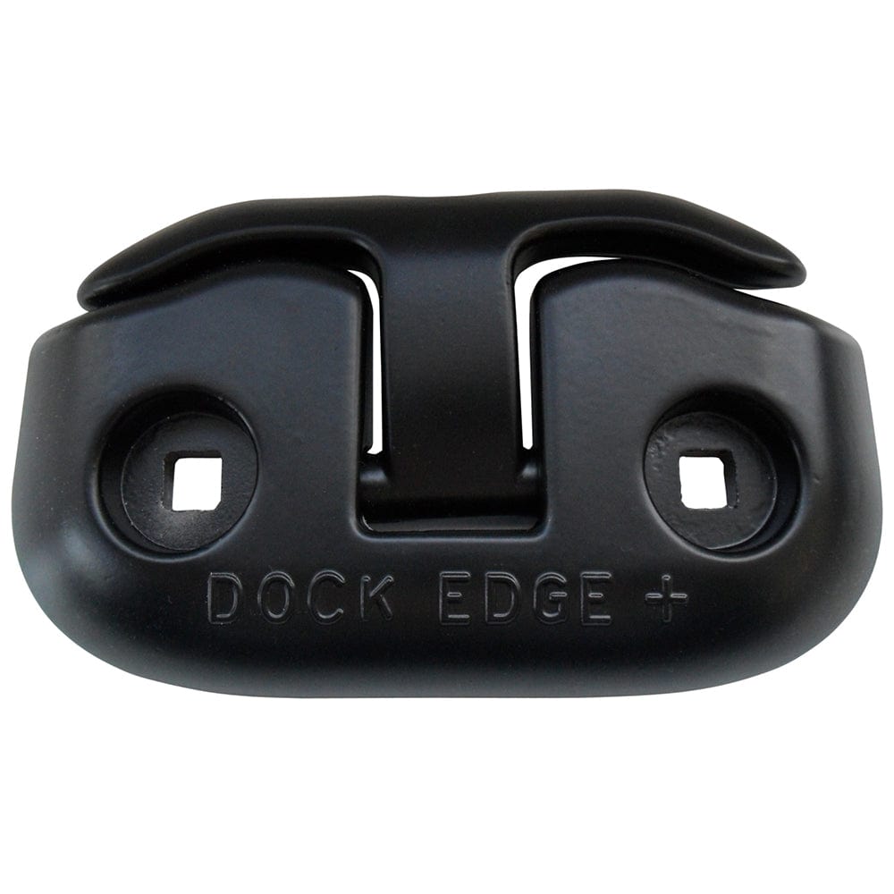 Dock Edge Flip-Up Dock Cleat - 6" - Black [2606B-F] - The Happy Skipper