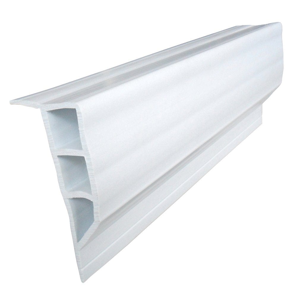Dock Edge Standard PVC Full Face Profile - 16' Roll - White [1160-F] - The Happy Skipper