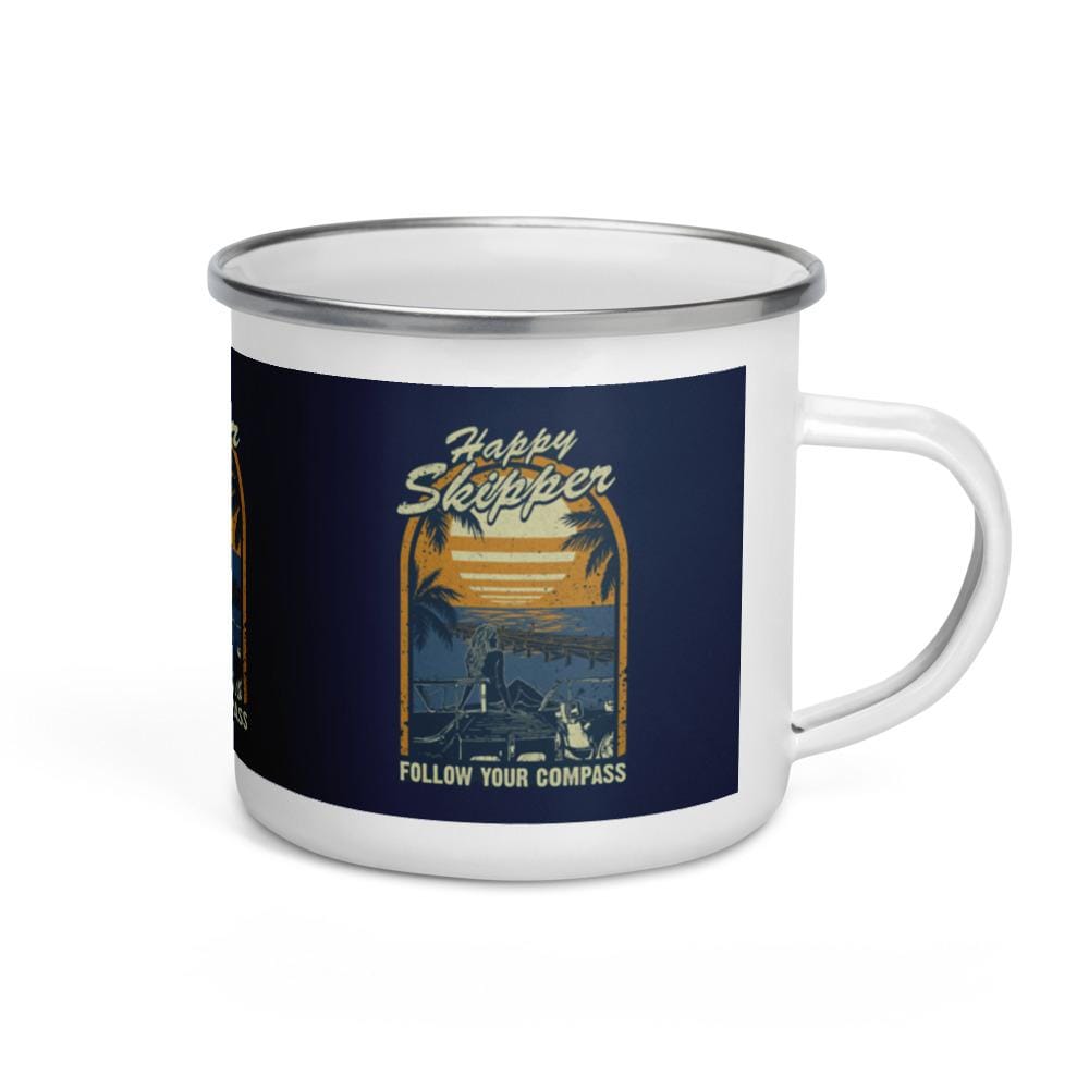 Dockview Enamel Mug - The Happy Skipper