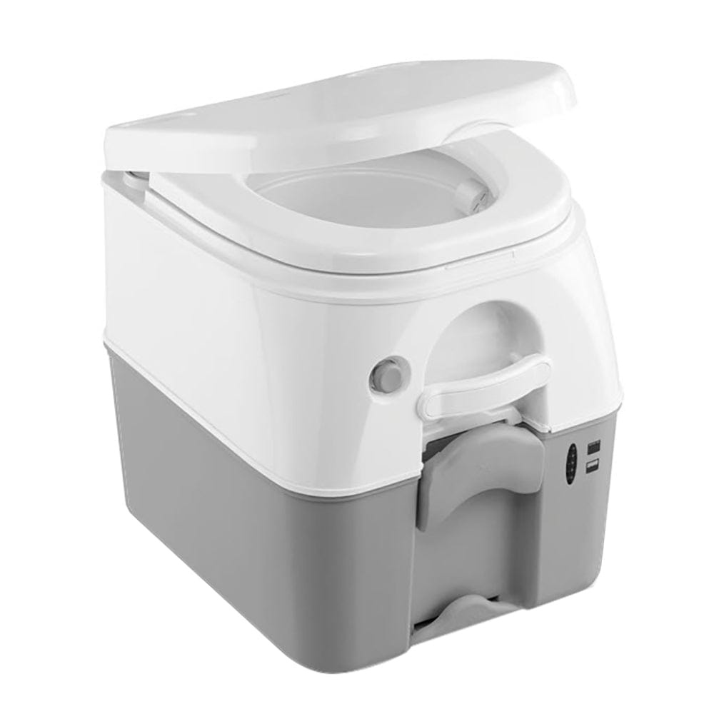 Dometic 975 MSD Portable Toilet w/Mounting Brackets - 5 Gallon - Grey [301197506] - The Happy Skipper