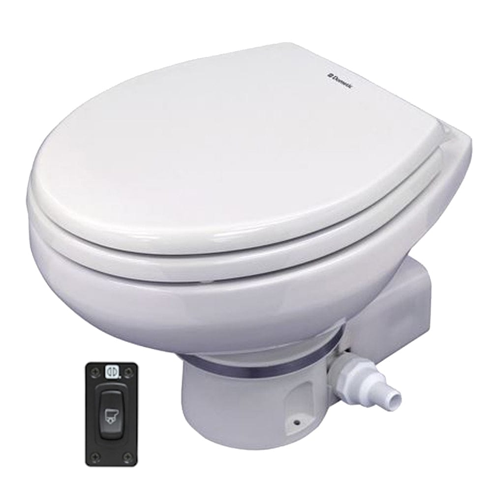 Dometic MasterFlush 7260 Macerator Toilet - 12V - White [9108836052] - The Happy Skipper